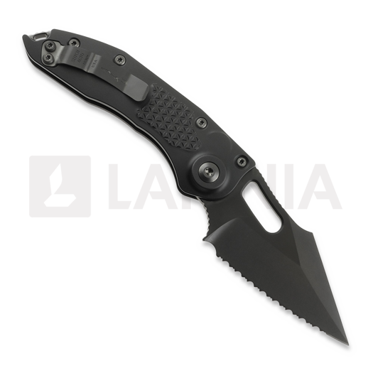 Microtech Stitch DLC Deep Engraved Shadow S fällkniv 169-3DLCTSH