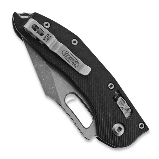 Microtech Stitch Fluted Black G10 sklopivi nož, Apocalyptic 169RL-10APFLGTBK