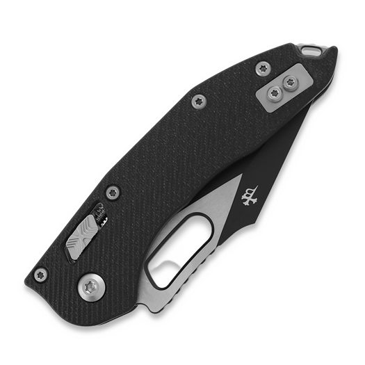 Microtech Stitch Fluted Black G10 sulankstomas peilis, painted blade 169RL-1FLGTBK