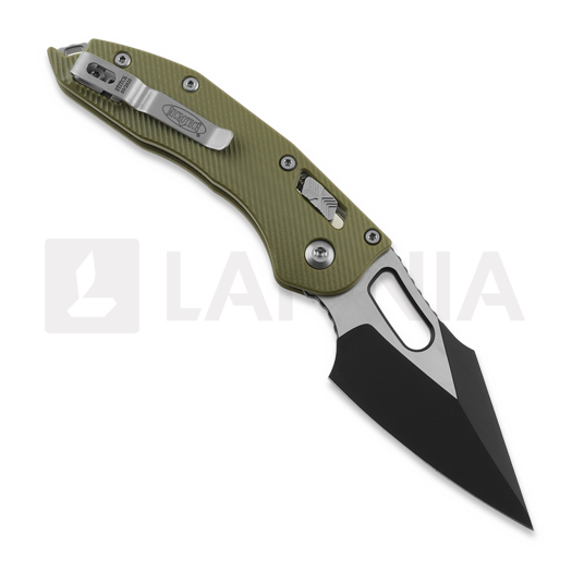 Microtech Stitch Fluted G10 OD Green sulankstomas peilis 169RL-1FLGTOD