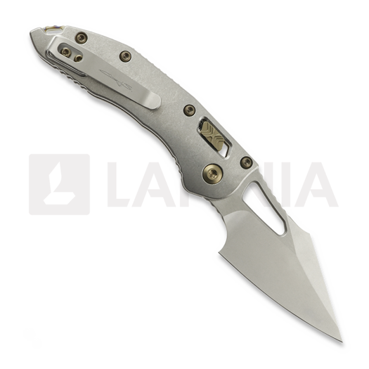 Navaja Microtech Stitch Mini Marfione Select S/E Stonewash, Slab Titanium, flamed accent 169MRL-10MS4