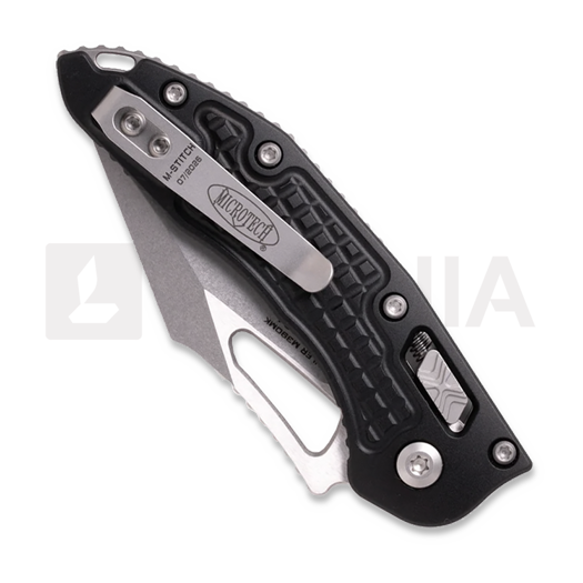 Liigendnuga Microtech Stitch Mini Ram-Lok S/E Stonewash Standard Frag Black 169MRL-10FR