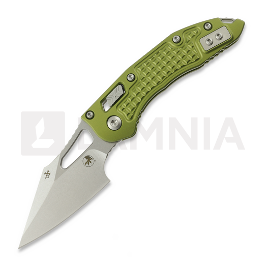 Microtech Stitch Mini S/E Stonewash Standard Frag OD Green összecsukható kés 169MRL-10FROD