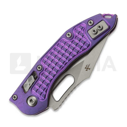 Microtech Stitch Ram-Lok 折叠刀, Purple Haze Ano Frag, Stonewash 169RL-10FRMS5
