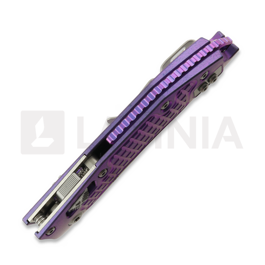 Складной нож Microtech Stitch Ram-Lok, Purple Haze Ano Frag, Stonewash 169RL-10FRMS5