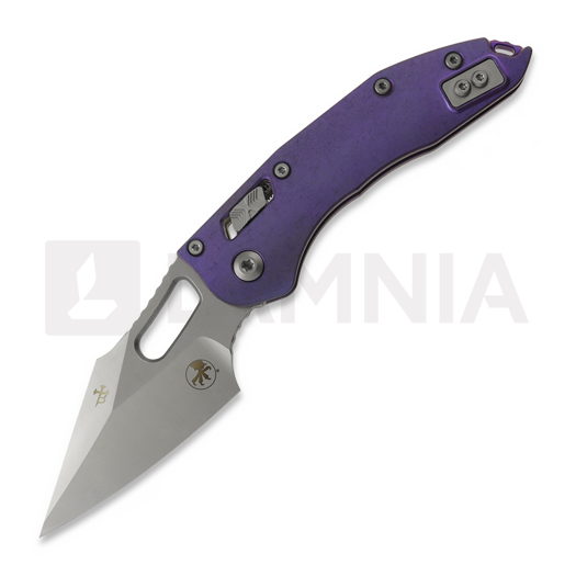 Складной нож Microtech Stitch Ram-Lok, Purple Haze Ano Slab, Stonewash 169RL-10MS5