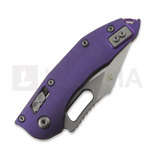 Microtech Stitch Ram-Lok kääntöveitsi, Purple Haze Ano Slab, Stonewash 169RL-10MS5
