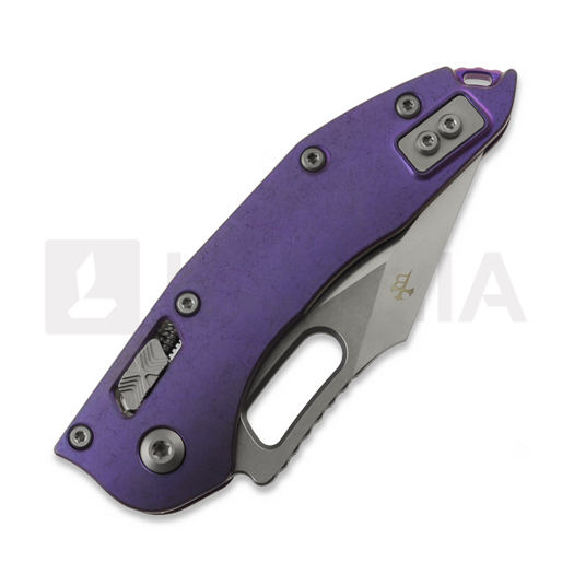 Складной нож Microtech Stitch Ram-Lok, Purple Haze Ano Slab, Stonewash 169RL-10MS5