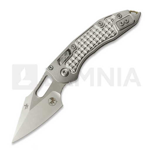 Складний ніж Microtech Stitch Stonewash Frag Titanium, bronze accents 169RL-10FRMS1