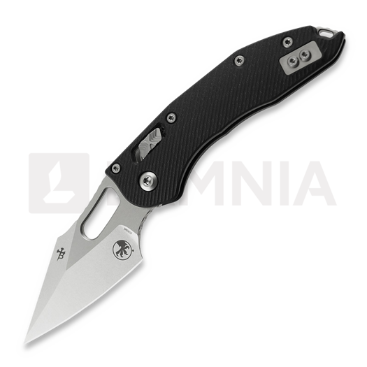 Microtech Stitch Stonewashed, Fluted G10 Black 169RL-10FLGTBK