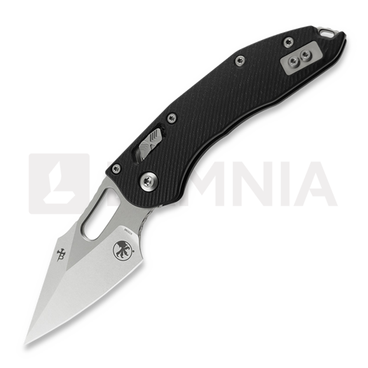 Microtech Stitch Stonewashed, Fluted G10 Black 169RL-10FLGTBK