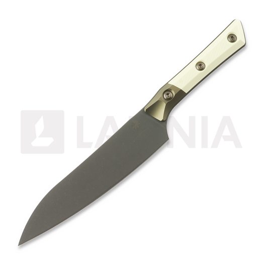 Kuchyňsk&yacute; nůž Microtech Utility Knife 6" Bolstered - DLC - Ivory G10 3400B-1DLCIVS