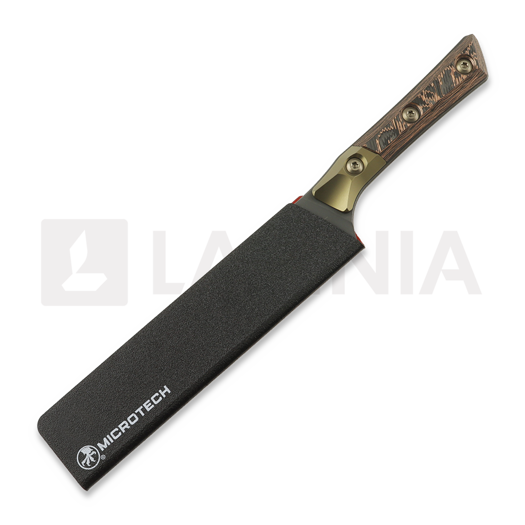 Microtech Utility Knife 6" Bolstered - DLC - Livewire Carbon Fiber utility knife 3400B-1DLCLWCFS