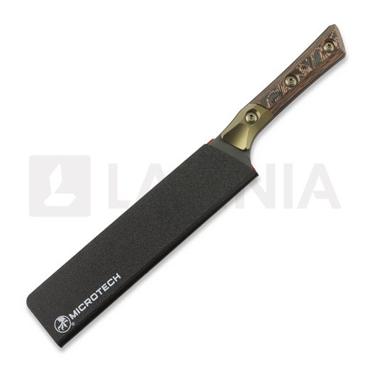 Microtech Utility Knife 6" Bolstered - DLC - Livewire Carbon Fiber utility knife 3400B-1DLCLWCFS