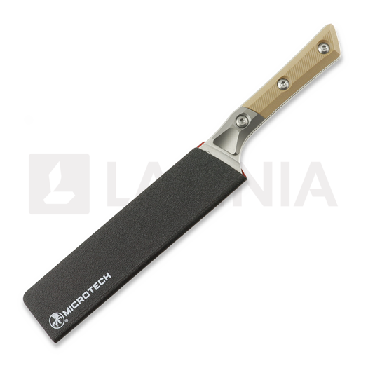 Kuchyňský nůž Microtech Utility Knife 6" Bolstered - Stonewash - Coyote G10 3400B-10CE