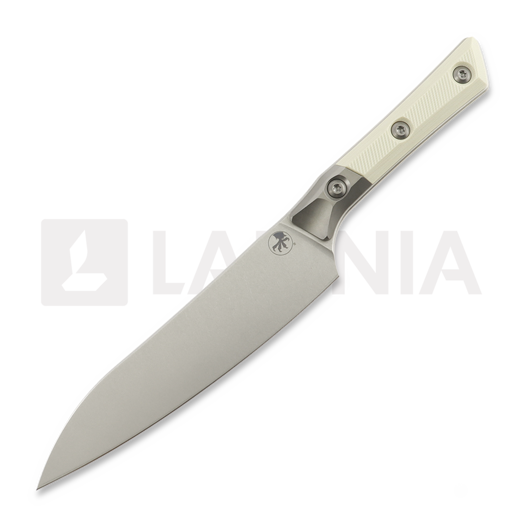 Kuchynský nôž Microtech Utility Knife 6" Bolstered - Stonewash - Ivory G10 3400B-10IV
