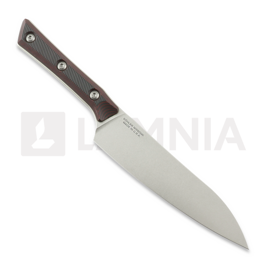 Kuchyňsk&yacute; nůž Microtech Utility Knife 6" - Stonewash - Black Cherry G10 3400-10BC