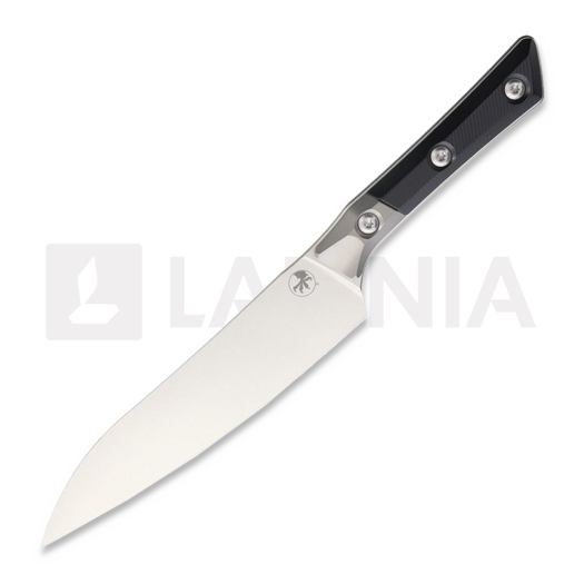 Virtuves nazis Microtech Utility - Stonewash - G10, melns 3400B-10BK