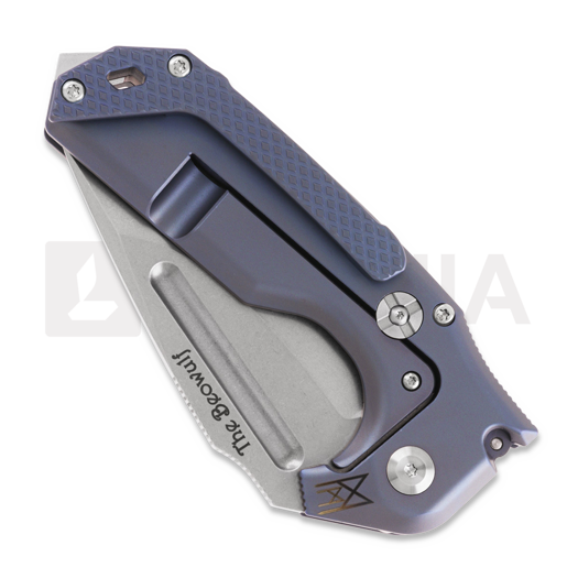 Midgards-Messer Beowulf folder S30V folding knife, sininen