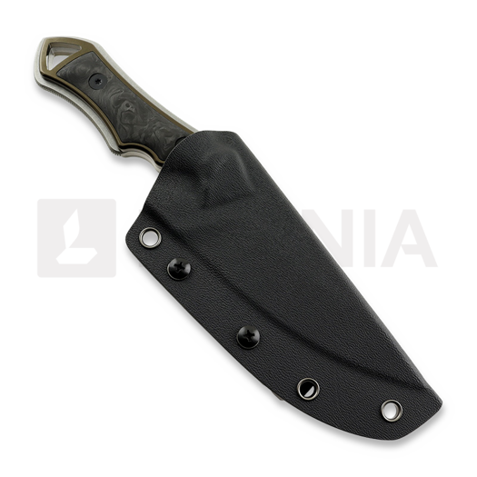 Midgards-Messer Kattegat Brown Aluminum/Carbon Fibre peilis