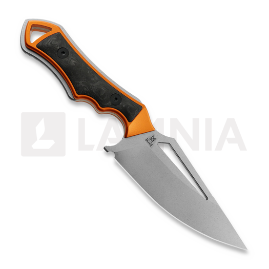 Midgards-Messer Kattegat Orange Aluminum/Carbon Fibre peilis