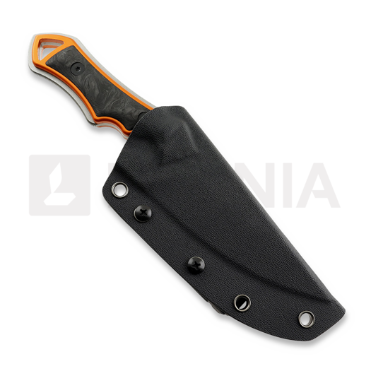 Midgards-Messer Kattegat Orange Aluminum/Carbon Fibre kniv