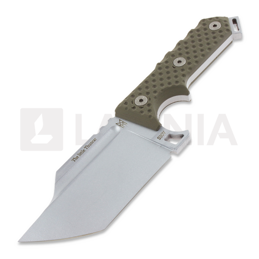 Midgards-Messer Little Thunrar Griff peilis, žalia