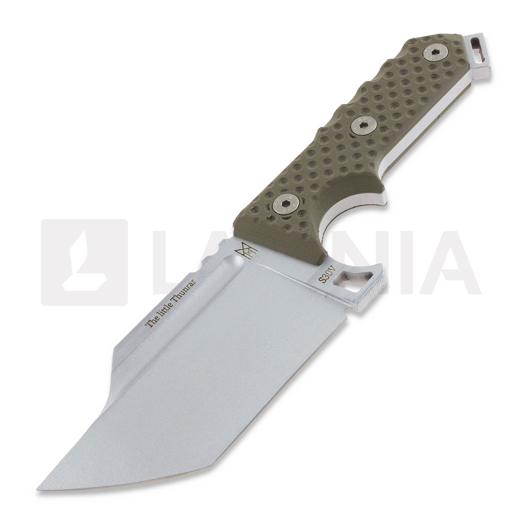 Midgards-Messer Little Thunrar Griff סכין, ירוק