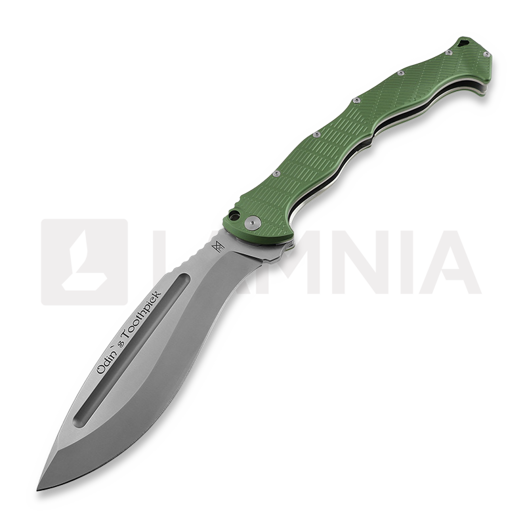 Midgards-Messer Odin's Toothpick Folding Kukri 折叠刀, 綠色