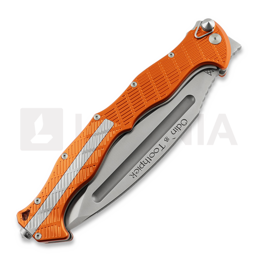 Zavírací nůž Midgards-Messer Odin's Toothpick Folding Kukri, oranžová