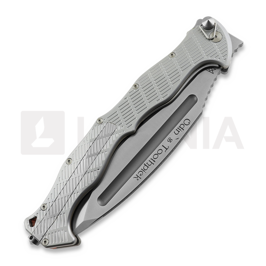Midgards-Messer Odin's Toothpick Titanium Folding Kukri sulankstomas peilis