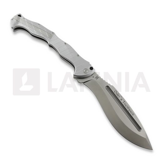Midgards-Messer Odin's Toothpick Titanium Folding Kukri sulankstomas peilis