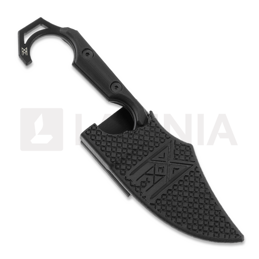 Midgards-Messer Valdis Molon Labe Edition veitsi, musta