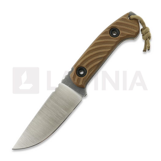 Mikituk Knife Braun - N690 - G10 veitsi, ruskea