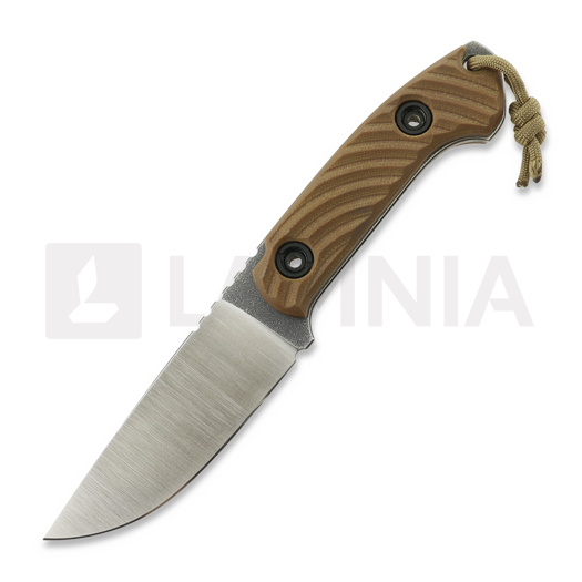 Mikituk Knife Braun - N690 - G10 nož, smeđa