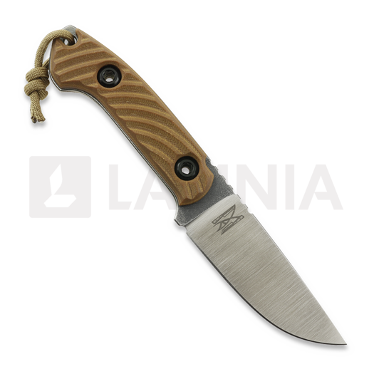 Mikituk Knife Braun - N690 - G10 veitsi, ruskea