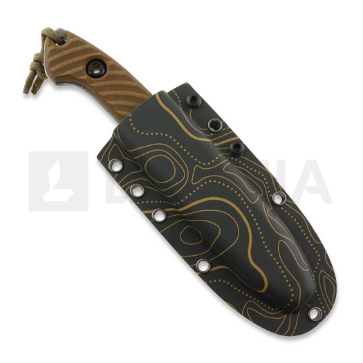 Mikituk Knife Braun - N690 - G10 veitsi, ruskea