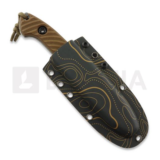 Mikituk Knife Braun - N690 - G10 veitsi, ruskea