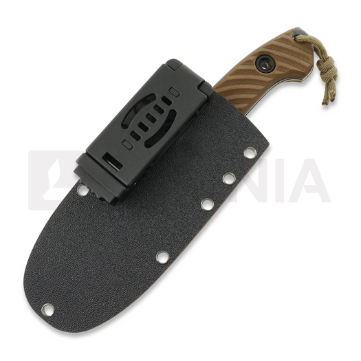Mikituk Knife Braun - N690 - G10 veitsi, ruskea