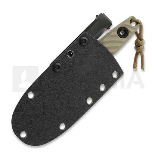 Mikituk Knife Niks - N690 - G10 veitsi, oliivinvihre&auml;