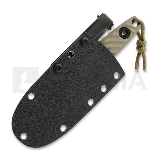 Mikituk Knife Niks - N690 - G10 veitsi, oliivinvihreä