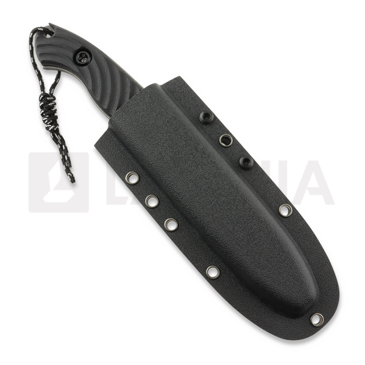 Mikituk Knife Sharpak - K110 - G10 veitsi, musta