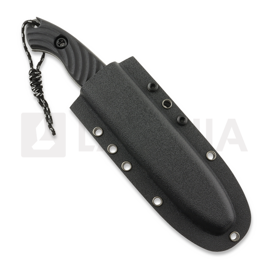 Mikituk Knife Sharpak - K110 - G10 veitsi, musta