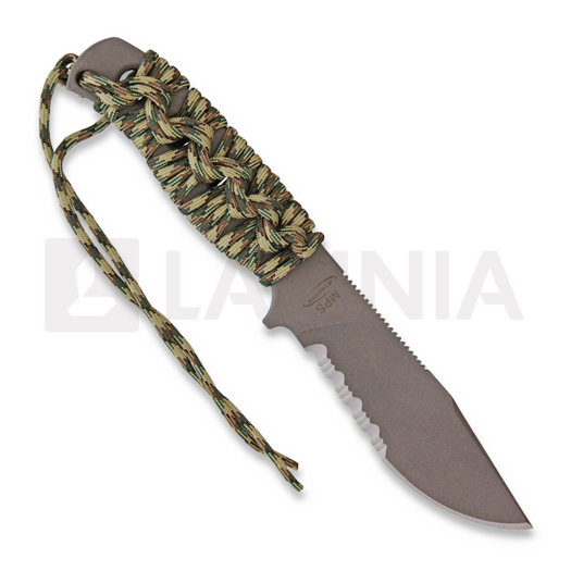 Couteau de survie Mission MPS-Ti, cord wrapped, camo