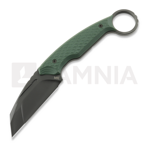 MK Knives & Tools Claw "FTB" knife, Green G-10, DLC