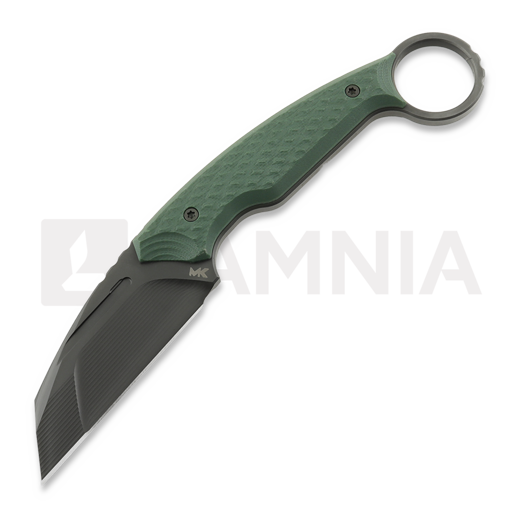 MK Knives & Tools Claw "FTB" kés, Green G-10, DLC