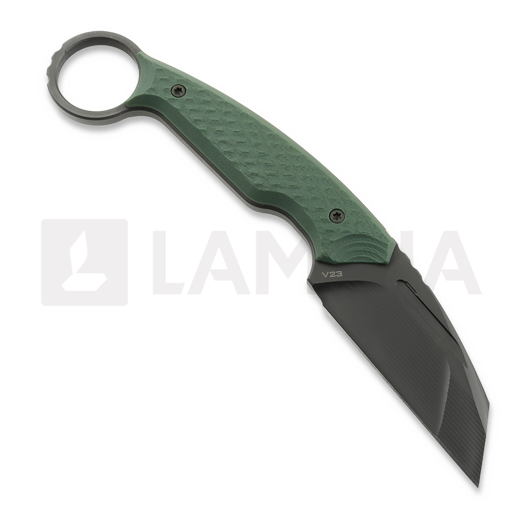 MK Knives & Tools Claw "FTB" veitsi, Green G-10, DLC