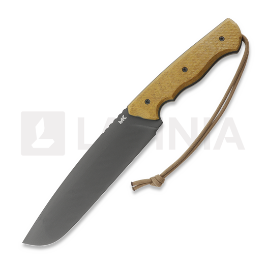MK Knives & Tools Crowbar Expedition V23 veitsi, Natural Canvas Micarta