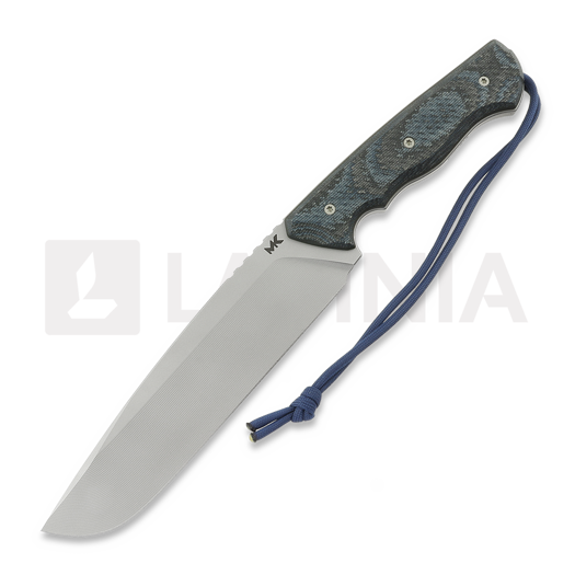 Nóż MK Knives & Tools Crowbar FTB Elmax, Blue & Black Canvas Micarta