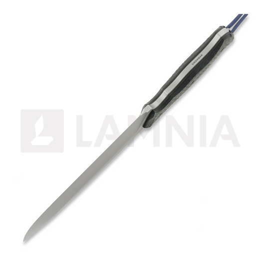 Нож MK Knives & Tools Crowbar FTB Elmax, Blue & Black Canvas Micarta